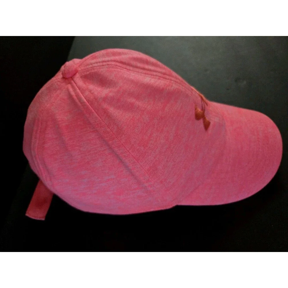 Under Armour Hat - Baseball Cap- Pink Adjustable Strap Back